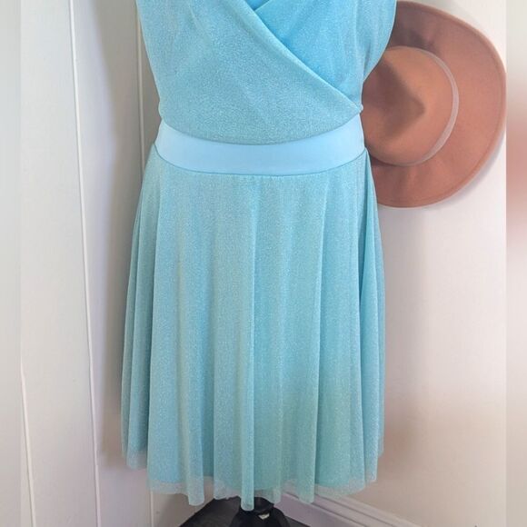 Urban Outfitters Lux Seafoam Green Goddess Dress Fairycore Coastal Mermaid S - Picture 4 of 7